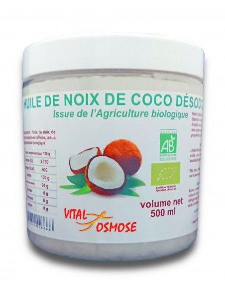 Coco noix désodorisée Bio HUILE COSMÉTIQUE