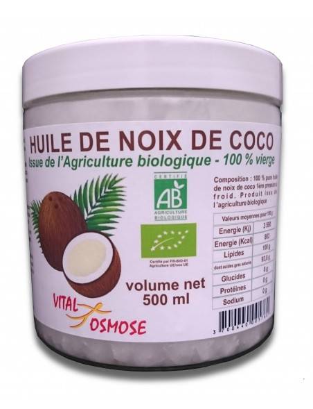 EcoIdées Huile de Noix de Coco Bio 200ml Biosagesse